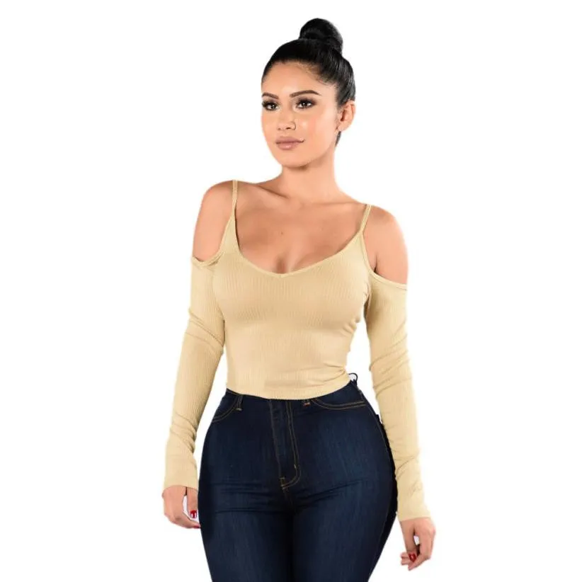 Vera Long Sleeve Cold Shoulder Top